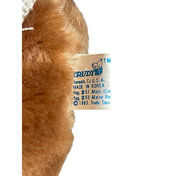 Vintage 1983 Trudy Teddy Bear Sherlock Holmes (no hat or magnifying glass) - Picture 12 of 12